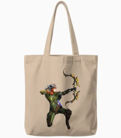Smite Artemis Tote Bags - Natural