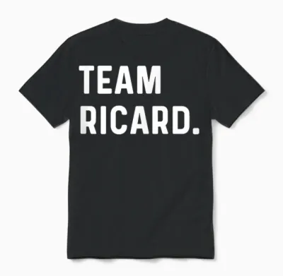 Team Ricard - Name Unisex T-Shirt - Black
