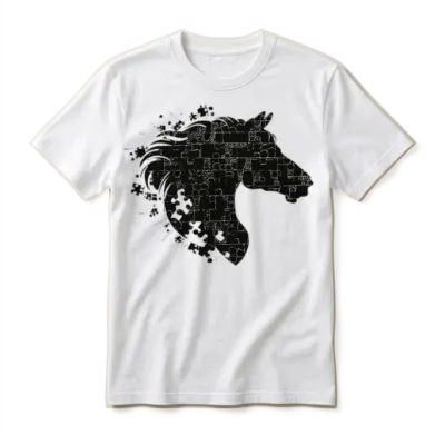 Dark Horse Unisex T-Shirt - White