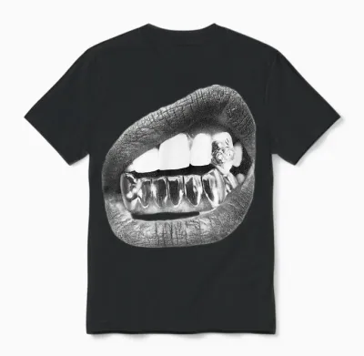 Teeth T-Shirt, Black Unisex T-Shirt - Black
