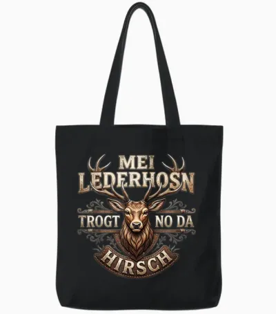 Trachtenshirt Herren Trachten Shirt Passend Für Oktoberfest Tote Bags - Black