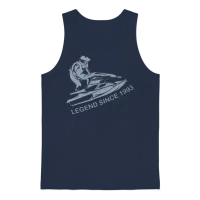Jet Ski Legend 1993 Birthday Unisex Tank Top - Navy – 1