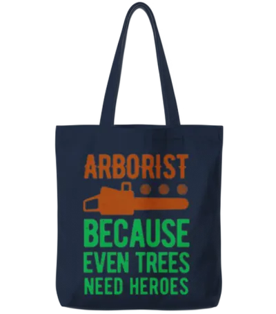 Funny Arborist Tote Bags - Navy