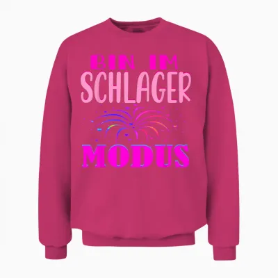 Schlagerparty Costume Malle Party Outfit Malle Accessories Unisex Sweatshirt - Heliconia