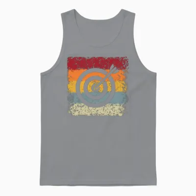 Darts Retro Unisex Tank Top - Sport Grey