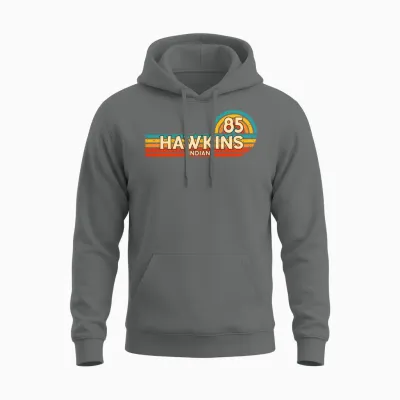 Indiana 85 Retro Vintage Unisex Hoodie - Graphite Heather