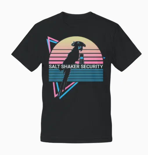 Cockatiel Retro Unisex T-Shirt - Black