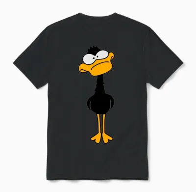 Funny Duck Unisex T-Shirt - Black
