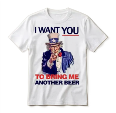 Bring Me Another Beer Unisex T-Shirt - White