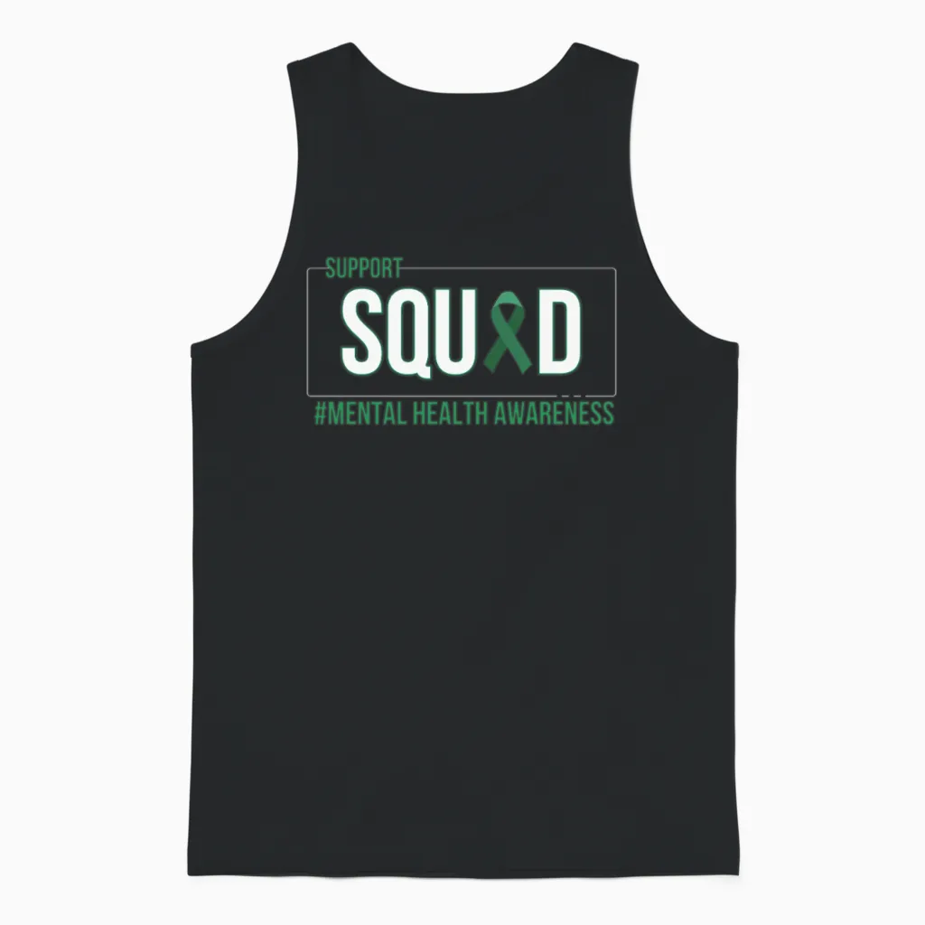 Mental Health Awareness Mental Health Awareness Unisex Tank Top in Black