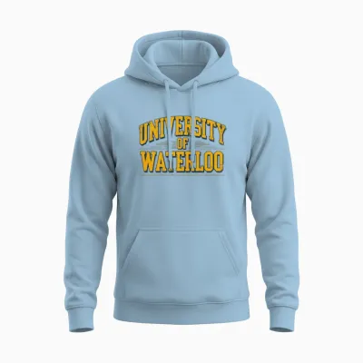 University of Waterloo Unisex Hoodie - Light Blue