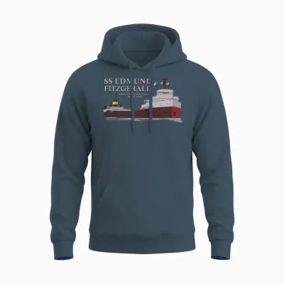 Ss Edmund Fitzgerald Unisex Hoodie - Dark Heather