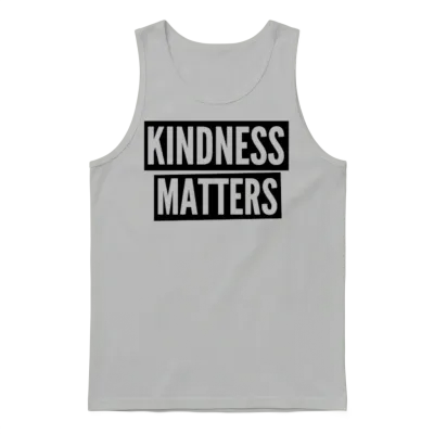 Kindness, Choose Kindness Unisex Tank Top - Ash