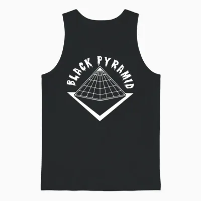 New Design Black Pyramid Best Seller Unisex Tank Top - Black