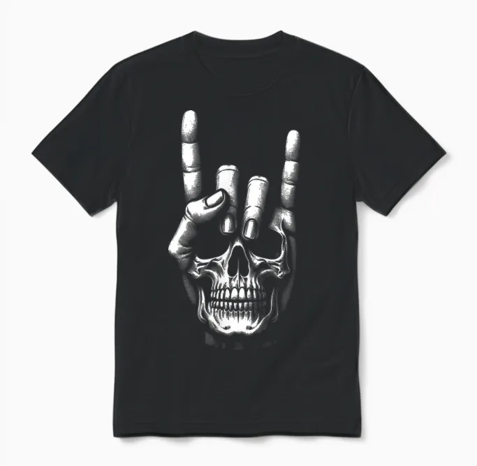 Tete Morte Guitarist - Guitar Electric Guitar Unisex T-Shirt in Black