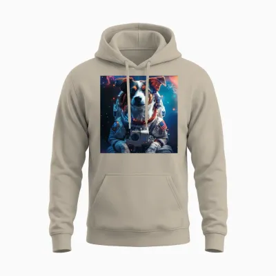 Dog Unisex Hoodie - Sand