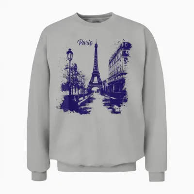 Paris Outfit Für Französische Herren Und Damen Frankreich Unisex Sweatshirt - Ash