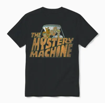 Scooby Doo Mystery Machine Unisex T-Shirt - Black