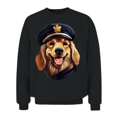 Dogs Police Unisex Sweatshirt - Black