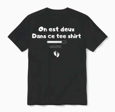 Announcement Pregnancy Mom Original 2025 Future Mom 2025 Drol T-Shirt, Black Unisex T-Shirt - Black