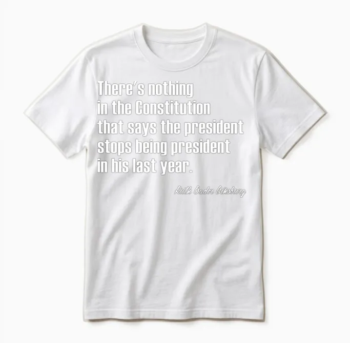 Ruth Bader Ginsburg Quote - Memes & Humor Unisex T-Shirt in White