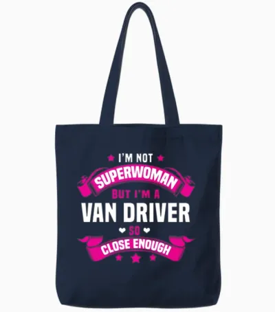 Van Driver Tote Bags - Navy
