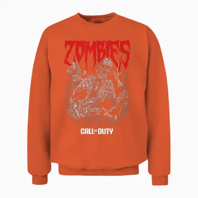 Call of Duty Zombies Gaming Unisex Sweatshirt - Orange