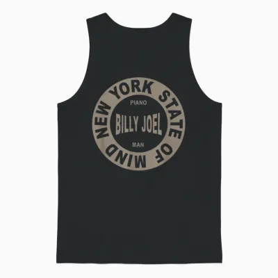 Billy Joel - New York State of Mind Unisex Tank Top - Black