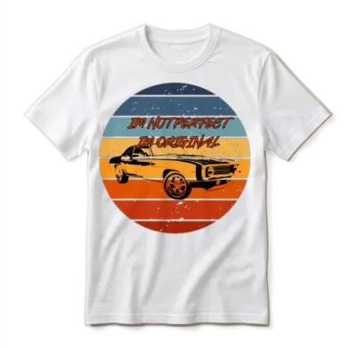 Retro Car Unisex T-Shirt - White