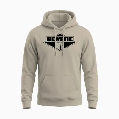 The Beastie Boys Timeless Music Printed Hip Hop Retro T-Shirt, Blue, S Unisex Hoodie - Sand