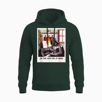 Star Wars Darth Vader Sith Day of Xmas Holiday Unisex Hoodie - Forest