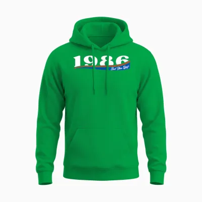 Bad Blue Boys 1986 Zagreb Ultra Kroatien Hrvatska Flagge Unisex Hoodie - Irish Green
