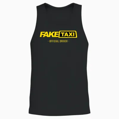 Fake Taxi - Ich Bin Der Offizielle Fake-Taxifahrer - Goliardic Unisex Tank Top - Black
