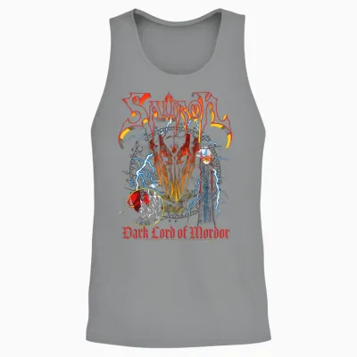 Lord of the Rings: Fellowship of the Ring Heavy Metal Sauron Unisex Tank Top - Sport Grey
