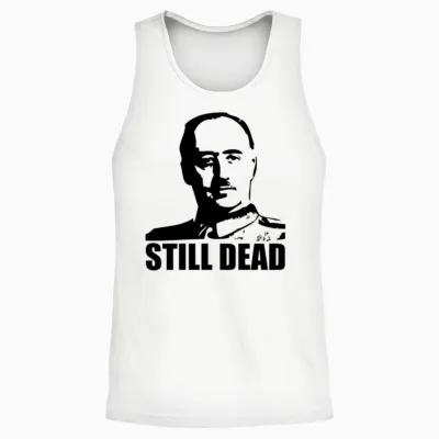 Generalissimo Unisex Tank Top - White