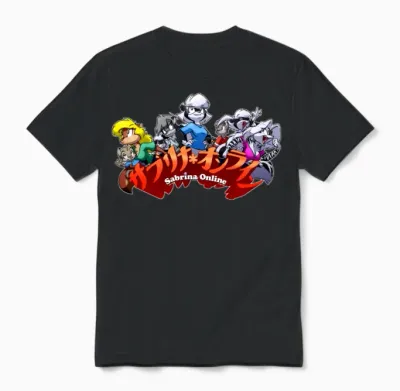 Sabrina Online Japanese Logo Unisex T-Shirt - Black
