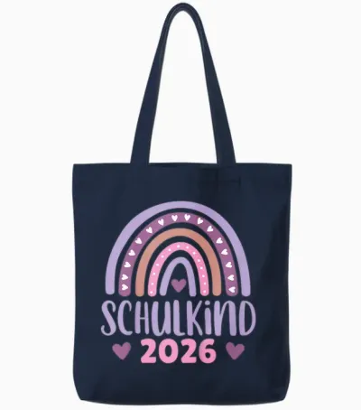Kinder Schule Erstklässler Einschulung - Endlich Schulkind 2026 Tote Bags - Navy