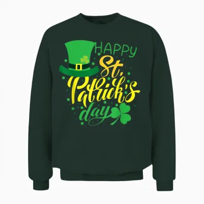 Leprechaun Choice: Happy St. Patrick's Day Paddy's Gear T-Shirt, Black, S Unisex Sweatshirt - Forest