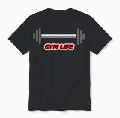 Gym Life Style Unisex T-Shirt - Black