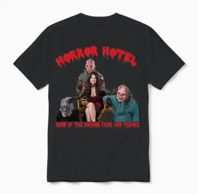 Horror Hotel Group Unisex T-Shirt - Black
