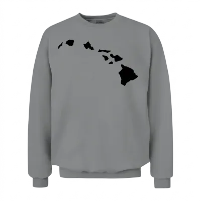 Hawaii Island Chain Unisex Sweatshirt - Sport Grey