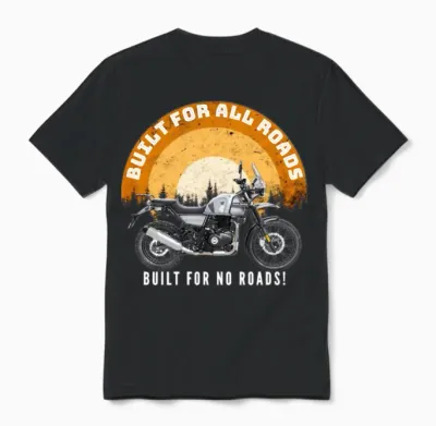 Royal Enfield Himalayan Unisex T-Shirt - Black
