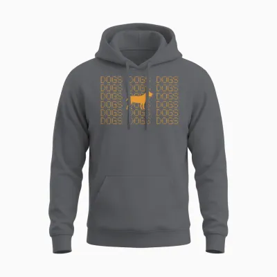 Dogs Unisex Hoodie - Charcoal