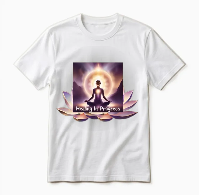 Healing in Progress Unisex T-Shirt in White