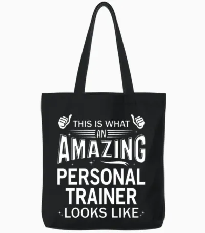 Amazing Personal Trainer Tote Bags - Black
