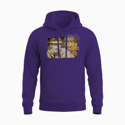 Lucasfilm Indiana Jones Vintage Map and Skull Unisex Hoodie - Purple