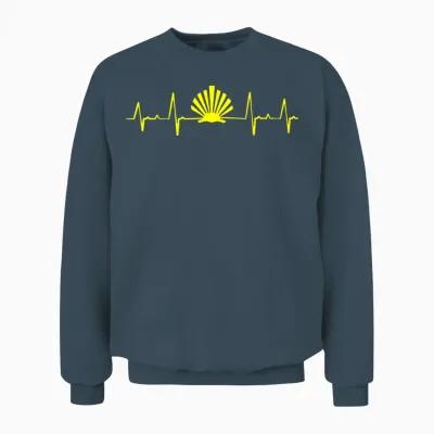 Buen Camino Pilgerfahrt Jakobsweg Camino De Santiago Pilger Unisex Sweatshirt - Dark Heather