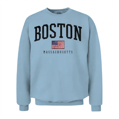 Boston Unisex Sweatshirt - Light Blue