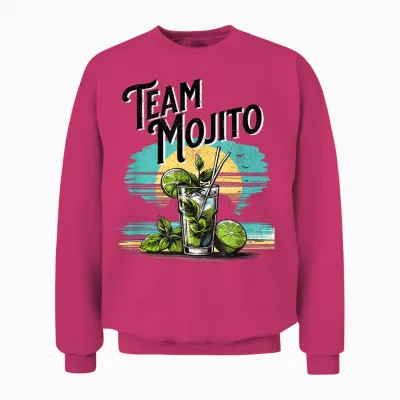 Team Mojito, Cocktail De Mojito, Enterrement De Vie De Jeune Fille Unisex Sweatshirt - Heliconia