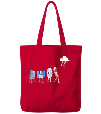 Computer Science Tote Bags - Red